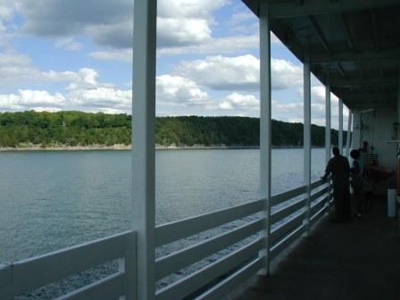 view from a lower deck