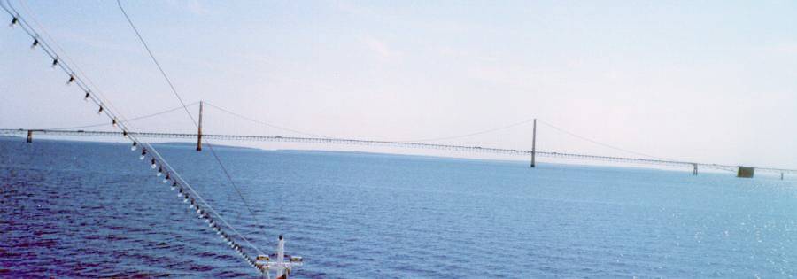 Panoramic view of the bridge