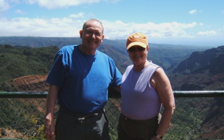 Bill and Sue at Waimea Canyon