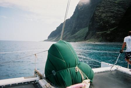 Na Pali coast looking east