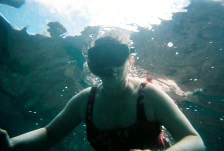 Sue under water