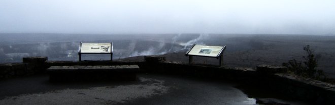 Kilauea Crater from the Volcano Observatory