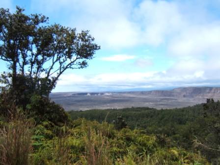 Middle view from the Volcano House