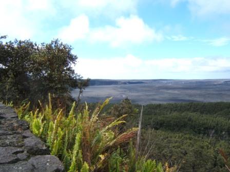 Left view from the Volcano House