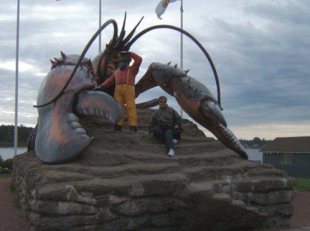 lobster statue